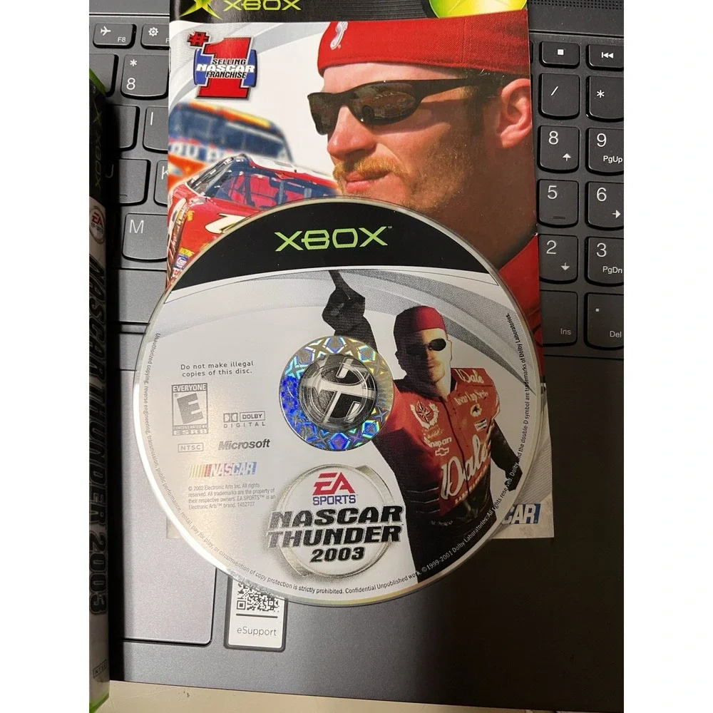 EA Sports NASCAR Thunder 2003‎ Microsoft Xbox Game with Manual CIB